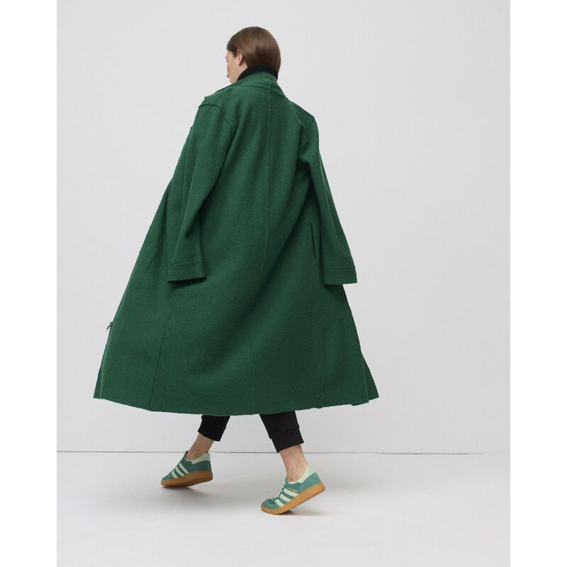 Marco Polo Collared Boiled Wool Coat image number 1